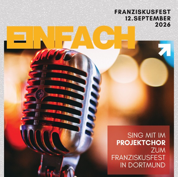 | 26.3.2026 |Franziskusfest Dortmund 12.04.2026 – musikalischer Auftakt
